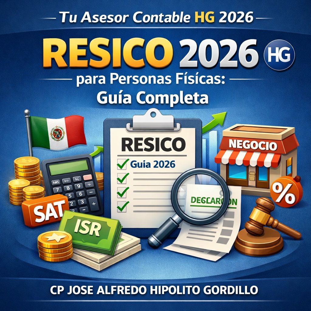 RESICO 2026 para Personas Físicas — Guía Completa